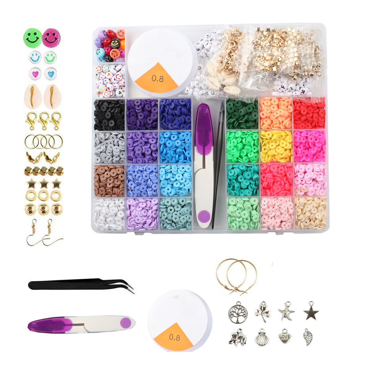 Perlin Pailletten 3 mm 10 kleuren set gebogen voor doe-het-zelf kleding en sieraden handwerk metallic knutselen sequin bom 24.000 stuks Perlin Pailletten 3 mm 10 kleuren set gebogen voor doe-het-zelf kleding en sieraden handwerk metallic knutselen sequin bom 24.000 stuks