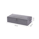 Bed Organizer met verharde bodem - 2 stuks - Ruime Opbergzakken voor Kleding en Dekbedden - Grijs - Opbergtassen voor onder je Bed