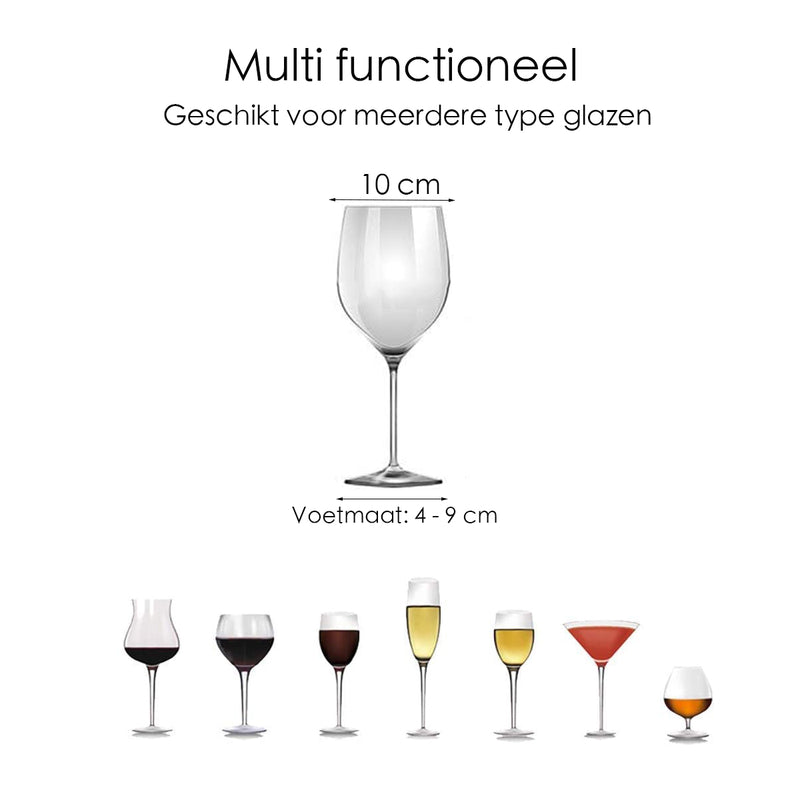 Wijnglazenhouder - Glasophangrek - Wijnglas Rek - Bar en Keuken