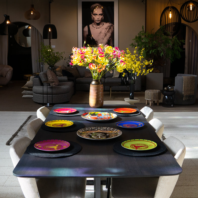 Dinerborden set van 6 - Rond - Porselein - 28 cm - Design by Tonny Baars