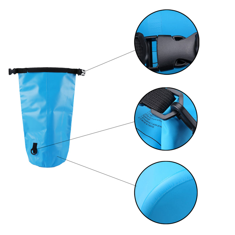 Drybag 15L - 15 Liter Drybag - Waterdichte zak - Waterproof - Kanotas / Zeiltas / Boottas - 39 x 69 cm