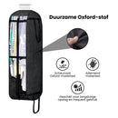 Kledinghoes met Hanger – Opvouwbare Kleding Organizer – Kleding Opbergzak met Rits & Venster – Kleding Transporthoes – Geschikt voor Verhuizen & Reizen – 127 x 60 x 25 cm – Zwart