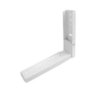 Mikrowellenhalterung – 2 Stück – Weiß – verstellbare Wandhalterung Mikrowelle – Mikrowellenhalter