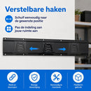 Fahrrad-Hängehalterung – Schwarz – 2 Stück – Wandhalterung Fahrrad – Wandhalterung Wandhalterung Wandhalterung – Wandmontage-Hängesystem – Wandhalterung Fahrradhalterung Fahrradhaken