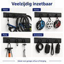 Fahrrad-Hängehalterung – Schwarz – 2 Stück – Wandhalterung Fahrrad – Wandhalterung Wandhalterung Wandhalterung – Wandmontage-Hängesystem – Wandhalterung Fahrradhalterung Fahrradhaken