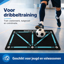 Voetbal Trainingsmat – Voetbal Oefenmat – Dribbelmat – Voetbal Trainingsmat 90 x 60 cm – Voetbal Trainingsmateriaal – Voetbal Voetwerktrainer – Antislip Trainingsmat