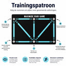 Voetbal Trainingsmat – Voetbal Oefenmat – Dribbelmat – Voetbal Trainingsmat 90 x 60 cm – Voetbal Trainingsmateriaal – Voetbal Voetwerktrainer – Antislip Trainingsmat