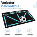Voetbal Trainingsmat – Voetbal Oefenmat – Dribbelmat – Voetbal Trainingsmat 90 x 60 cm – Voetbal Trainingsmateriaal – Voetbal Voetwerktrainer – Antislip Trainingsmat