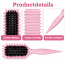Krullenborstel voor Krullend Haar – Stylingborstel met Flexibele Pinnen – Haarborstel voor Ontwarren, Volume en Styling – Puntkam – Roze - Curl Brush