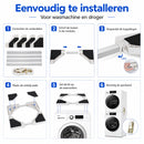 Tussenstuk Wasmachine Droger - Universeel - Stapelkit Wasmachine en Droger - Verstelbaar - Wit