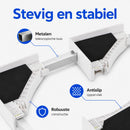 Tussenstuk Wasmachine Droger - Universeel - Stapelkit Wasmachine en Droger - Verstelbaar - Wit