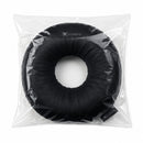 Oorkussen met Gat - Piercing Kussen - Donut Kussen voor Zijslapers - Kussen voor Gevoelige Oren - Verstelbare Vulling - Zwart