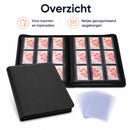 Toploader Binder – 252 Speelkaarten – Verzamelmap voor 3 x 4 inch Toploaders – Kaartenmap – 9 Pocket – Zwart