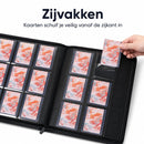 Toploader Binder – 252 Speelkaarten – Verzamelmap voor 3 x 4 inch Toploaders – Kaartenmap – 9 Pocket – Zwart