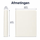 Toploader Binder – 252 Speelkaarten – Verzamelmap voor 3 x 4 inch Toploaders – Kaartenmap – 9 Pocket – Wit
