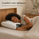 Memory Foam Hoofdkussen – Hoofdkussen voor Zijslapers & Rugslapers – Contourkussen – Ademende 3D Mesh Hoes – Wasbare Hoes – 66 x 35 cm