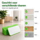 Microvezel Mop Pads Set – 10 Stuks – Vervangingsdoeken voor Vloermop – Wasbaar & Herbruikbaar – Geschikt voor Harde Vloeren – Groen
