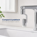 Kraanverlengstuk 1080° Draaibaar – Waterbesparende Kraan Opzetstuk – 2 Waterstanden – M22 Binnendraad & M24 Buitendraad – Universeel voor Keuken- en Badkamerkraan – Chroom