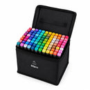 Alcohol Markers 80 Kleuren – Dubbelzijdige Stiften Set – Illustratie Markers met Opbergtas – Sneldrogende Tekenstiften – Voor Tekenen, Schetsen, Manga & Kalligrafie