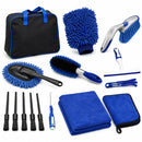 Complete Auto Schoonmaakset met Opbergtas – 15-delige Car Cleaning Kit – Interieur & Exterieur – Microvezeldoeken – Velgenborstels – Autowashandschoen