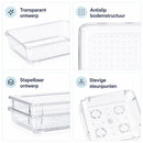 25-delige Lade Organizer Set – Transparante Opbergbakken – Ladeverdelers voor Keuken, Badkamer, Bureau & Make-up