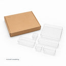 25-delige Lade Organizer Set – Transparante Opbergbakken – Ladeverdelers voor Keuken, Badkamer, Bureau & Make-up