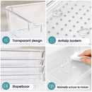 25-delige Lade Organizer Set – Transparante Opbergbakken – Ladeverdelers voor Keuken, Badkamer, Bureau & Make-up