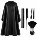 Kapperscape Set 6-delig – Waterafstotende Knipcape – Inclusief Nekborstel, Knipkam, Puntkam & Haarclips – Voor Thuis en Salon