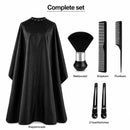Kapperscape Set 6-delig – Waterafstotende Knipcape – Inclusief Nekborstel, Knipkam, Puntkam & Haarclips – Voor Thuis en Salon