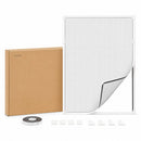 Magnetisch Insectenhor 120 x 100 cm – Zelf Op Maat Te Knippen – Horraam Zonder Boren – Herbruikbaar – Voor Draai- en Schuiframen – Grijs