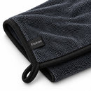 Microvezel Droogdoek Auto 60 x 40 cm - Autodroogdoek - Poetsdoek voor Auto, Lak & Glas - Zwart