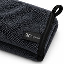 Microvezel Droogdoeken 60 x 40 cm – 3 Stuks – Autodroogdoek – Absorberende Microvezeldoek voor Auto, Lak, Glas & Ramen – Zwart