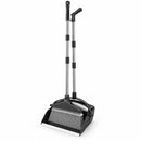 Bezem met Stofblik en Lange Steel – Bezem en Blik Set – Telescopisch & Zelfreinigend – Staande Stoffer en Blik – Voor Ha