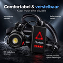 Hardloopverlichting met Borstharnas – Hardlooplamp met Voor- en Achterlicht – Reflecterend & Verstelbaar – USB Oplaadbaa