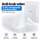 Anti Krab Vellen Kat – 8 XXL Meubelbeschermers – 43,2 x 30,5 cm – Transparante Zelfklevende Krabfolie – Op Maat te Knipp