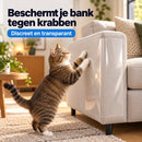Anti Krab Vellen Kat – 8 XXL Meubelbeschermers – 43,2 x 30,5 cm – Transparante Zelfklevende Krabfolie – Op Maat te Knipp