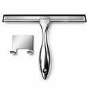 Douchewisser RVS – Raamwisser voor Douche, Glas & Tegels – 25,5 cm Brede Wisser – Inclusief Zelfklevende Ophanghaak – Zi