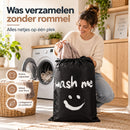 Waszak Groot – 92 x 61 cm – Opvouwbare Wasmand met Trekkoord – Grote Wasgoedzak voor Kleding, Handdoeken & Beddengoed – 