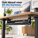 Kabelgoot Bureau – Verstelbare Kabelmanagement Tray 40-78 cm – Kabelbak Onder Bureau Zonder Boren – Met Klembevestiging 