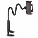 Telefoonhouder Bureau met Flexibele Arm – Telefoon- & Tablethouder met Tafelklem – 76 cm Verstelbare Arm – Voor Bed, Bur