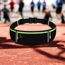 Hardloopband - Loopvest - Zwart - Sport Heupband - Hardloop Riem - Hardloopriem met Smartphone houder - Running belt