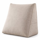 Leeskussen voor Bed & Bank – Rugsteunkussen 60 x 50 x 20 cm – Groot Zitkussen met Rugsteun – Afneembare Hoes & Zijvak – 