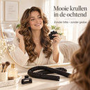 Heatless Curls Set – Krullen Zonder Hitte – Satijnen Krulband – Overnight Hair Curler – Inclusief 2 Scrunchies & Haarkle