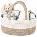 Luiermand voor Commode – Baby Organizer met Uitneembare Vakken – Commodemandje met Handvatten – 36 x 22 x 18 cm – Opberg