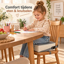 Stoelverhoger Kind – Zitverhoger voor Eetkamerstoel – 32 x 32 x 8 cm – Booster Seat met Verstelbare Riemen – Afneembare 