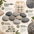 Schilderstenen 10 Stuks – Natuurlijke Keien om te Beschilderen – 7 tot 12 cm – Stenen voor Knutselen & Decoreren – Inclu