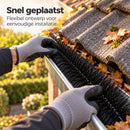 Marterborstel & Dakgootborstel 9 Meter – Marterwering voor Dak en Dakgoot – Bladvanger – 9x 100 cm – Ø 9 cm – Inclusief 