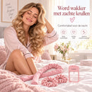 Heatless Curls Set 5-delig – Krullen Zonder Hitte – Satijnen Krulband 98 cm – Inclusief 2 Scrunchies, Haarklem & Sprayfl