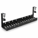 Kabelgoot Bureau – Verstelbare Kabelmanagement Tray 40-78 cm – Kabelbak Onder Bureau Zonder Boren – Met Klembevestiging 