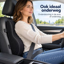 Lendensteun voor Bureaustoel & Auto – Rugkussen – Rugsteun met Memory Foam – Ademend Mesh – Verstelbare Banden – Voor Ka